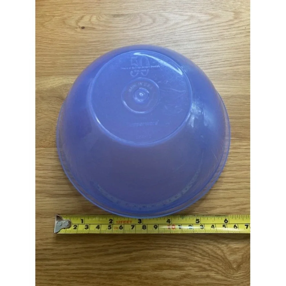 Tupperware Mixing Serving Bowls Lot of 6 Multi Size Color Good Vintage Plastic